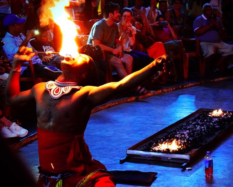 Kandyan Dancing and fire walking